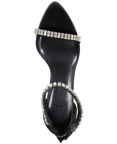 Shop Aaj By Aminah Rayna Embellished Platform Sandals In Black