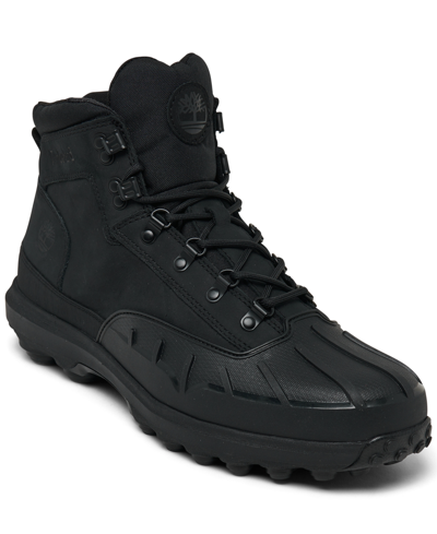 Shop Timberland Men's Converge Lace-up Casual Hiking Boots From Finish Line In Jet Black