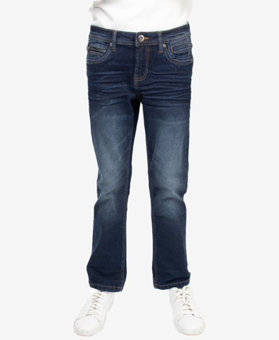 Shop Cultura Child  Boy's Comfort Stretch Jeans Size 8 In Dark Blue