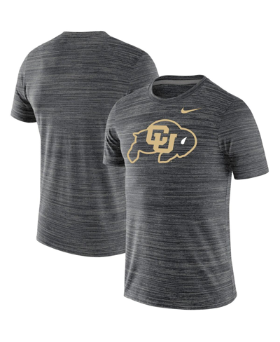 Shop Nike Men's  Black Colorado Buffaloes Big And Tall Velocity Performance T-shirt