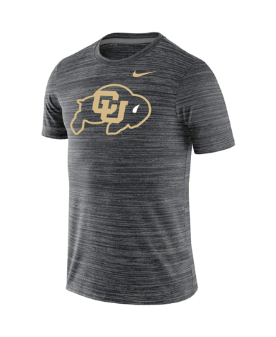 Shop Nike Men's  Black Colorado Buffaloes Big And Tall Velocity Performance T-shirt