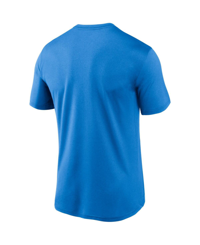 Shop Nike Men's  Powder Blue Los Angeles Chargers Wordmark Legend Performance T-shirt