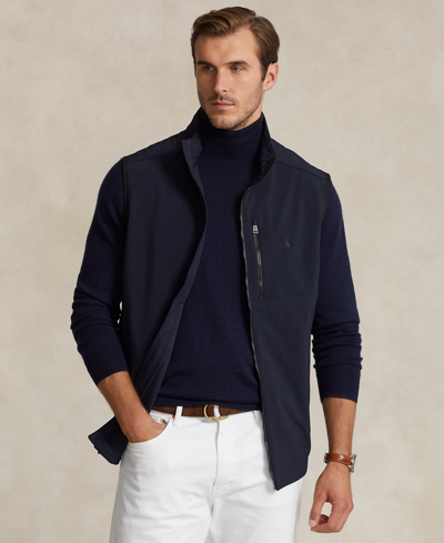 Big and tall store polo vest