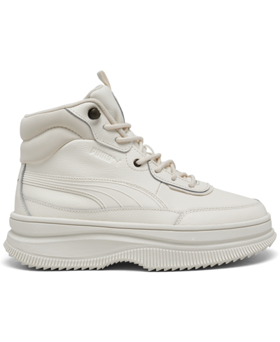 Shop Puma Women's Mayra Casual Sneaker Boots From Finish Line In Frosted Ivory