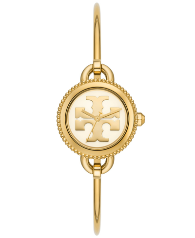 Tory Burch The Miller Gold Tone Stainless Steel Watch And Interchangeable Topring Set In Gold