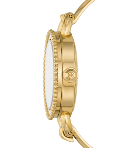 Shop Tory Burch Women's The Miller Gold-tone Stainless Steel Bangle Bracelet Watch 27mm Set