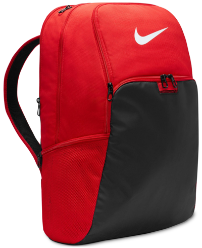 Shop Nike Men's Brasilia 9.5 Training Backpack (extra Large, 30l) In Red