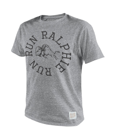Shop Retro Brand Men's Original  Gray Colorado Buffaloes Big And Tall Tri-blend T-shirt
