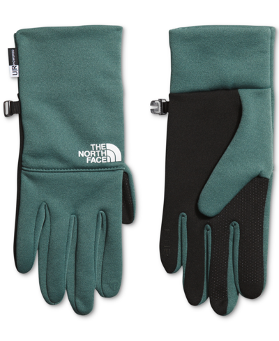 Shop The North Face Women's Fleece Etip Gloves In Dark Sage