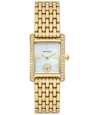 Tory Burch The Eleanor Gold Ss 25x34mm In Gold