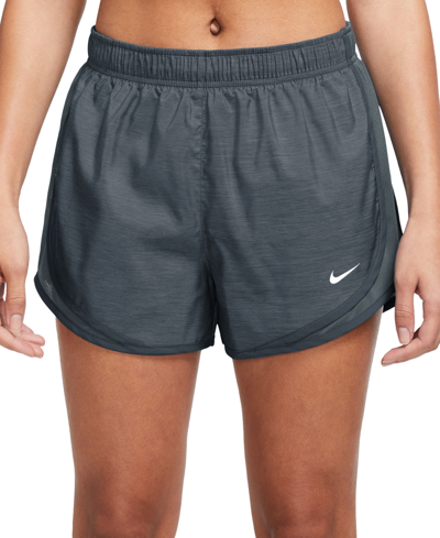 Shop Nike Tempo Women's Brief-lined Running Shorts In Deep Jungle
