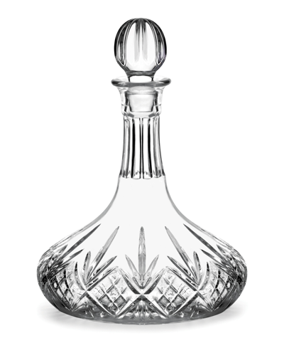 Shop Godinger Dublin Crystal Captains Decanter, 45 oz In Clear