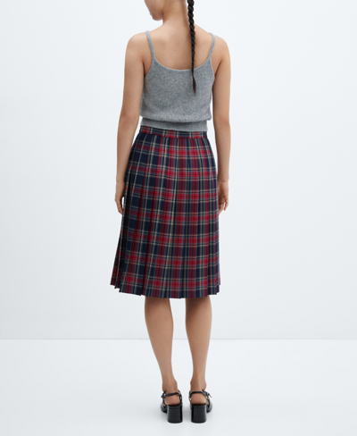 Tartan 2025 skirt mango