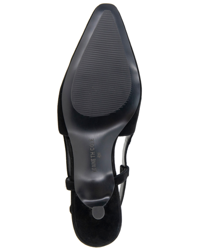 Shop Kenneth Cole New York Women's Martha Kitten Heel Pumps In Black Suede