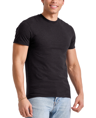 Shop Alternative Apparel Men's Hanes Originals Cotton Short Sleeve T-shirt In Black