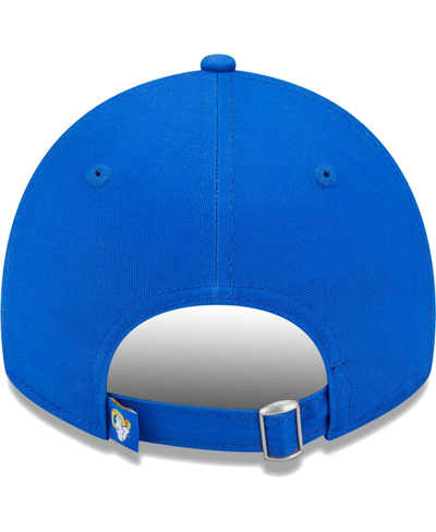 New Era Women's  Royal Los Angeles Rams Leaves 9twenty Adjustable Hat In Royal