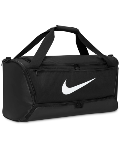 Shop Nike Men's Brasilia 9.5 Training Duffel Bag (medium, 60l) In Black