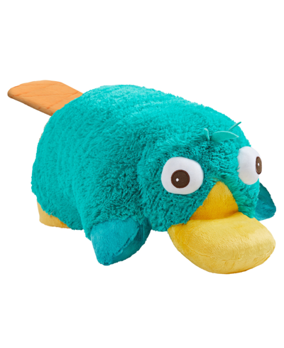 Shop Pillow Pets Pillow Pet Disney Perry Phineas And Ferb Plush Pillow In Blue