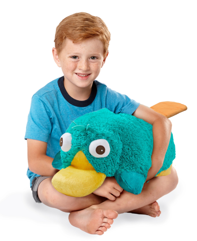 Shop Pillow Pets Pillow Pet Disney Perry Phineas And Ferb Plush Pillow In Blue