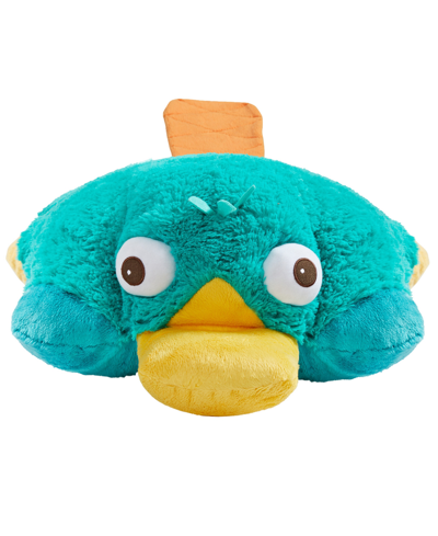 Shop Pillow Pets Pillow Pet Disney Perry Phineas And Ferb Plush Pillow In Blue