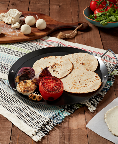 Infuse Latin Carbon Steel 13" Round Comal In Black