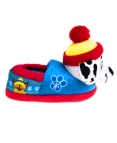 Shop Nickelodeon Toddler Boys Paw Patrol Marshall And Chase Dual Sizes Slippers In Blue,multi