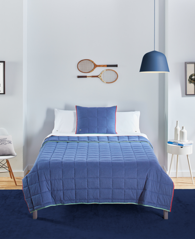 Lacoste Home Westover 2 Piece Quilt Set, Twin In Blue