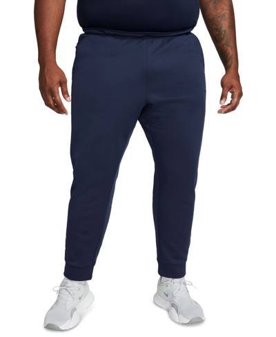Shop Nike Men's Therma-fit Tapered Fitness Pants In Obsidian,black