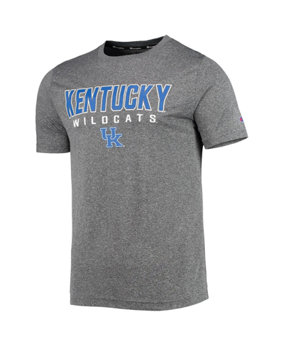 Shop Champion Men's  Gray Kentucky Wildcats Stack T-shirt