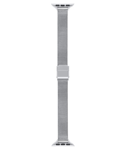 Posh Tech Blake Mesh Stainless Steel Band For Apple Watch 40,41,42mm In Silver