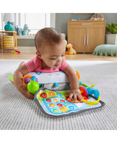 Shop Fisher Price Littlest Gamer Tummy Wedge, Sensory Tummy Time Baby Toy In Multi-color