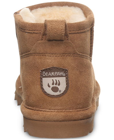 Shop Bearpaw Big Girls Shorty Boots From Finish Line In Hickory