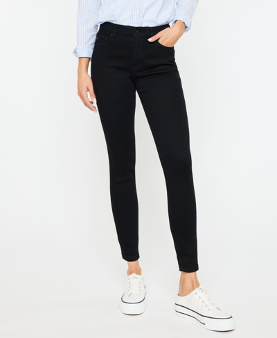 Shop Kancan Women's High Rise Super Skinny Jeans In Black
