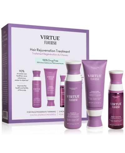 Virtue Flourish Nightly Intensive Hair Rejuvenation Treatment 90 Day In No Color