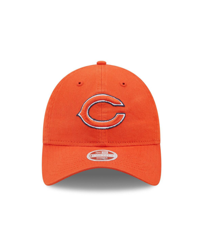 Shop New Era Women's  Orange Chicago Bears Core Classic 2.0 9twenty Adjustable Hat