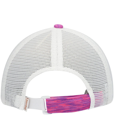 Shop Imperial Women's  Pink, White Wells Fargo Championship Juice Bar Adjustable Hat In Pink,white