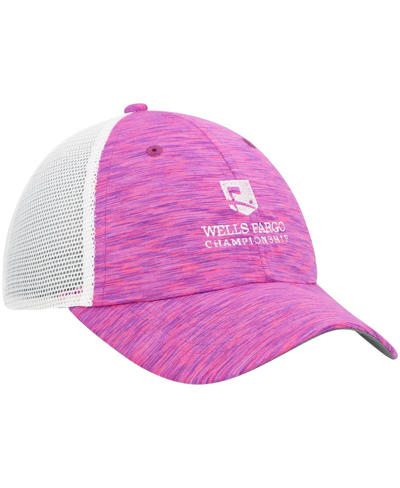 Shop Imperial Women's  Pink, White Wells Fargo Championship Juice Bar Adjustable Hat In Pink,white