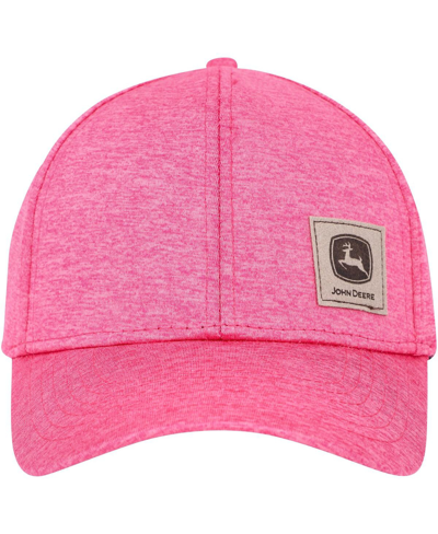 Top Of The World Women's  Pink John Deere Classic Space-dye Adjustable Hat In Pink