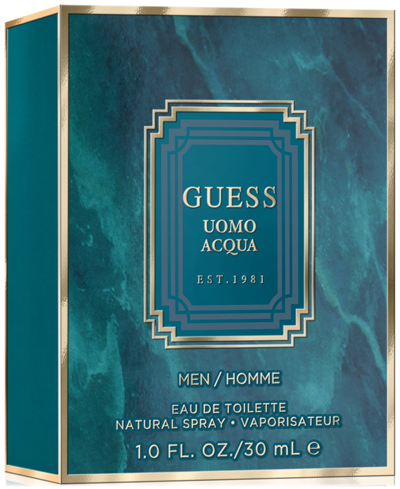 Shop Guess Men's Uomo Acqua Eau De Toilette Spray, 1 Oz. In No Color
