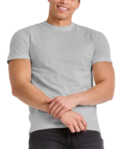 Shop Alternative Apparel Men's Hanes Originals Tri-blend Short Sleeve T-shirt In Silverstone Heather