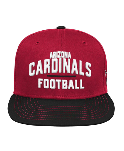 Shop Outerstuff Big Boys And Girls Cardinal, Black Arizona Cardinals Lock Up Snapback Hat In Cardinal,black