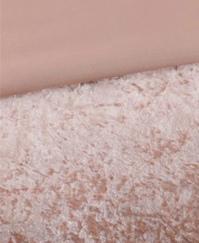 Juicy Couture Crushed Velvet Comforter Sets In Pink Velvet