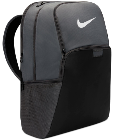 Shop Nike Men's Brasilia 9.5 Training Backpack (extra Large, 30l) In Iron Grey