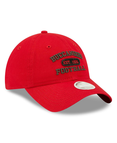 New Era Red Tampa Bay Buccaneers Formed 9twenty Adjustable Hat In Red
