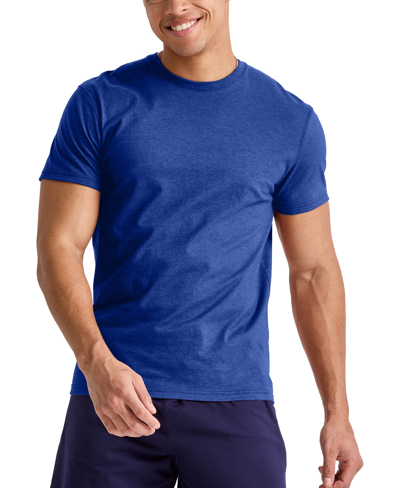 Shop Alternative Apparel Men's Hanes Originals Tri-blend Short Sleeve T-shirt In Royal Tri-blend
