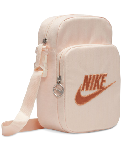 Shop Nike Women's Heritage Crossbody Bag In Beige