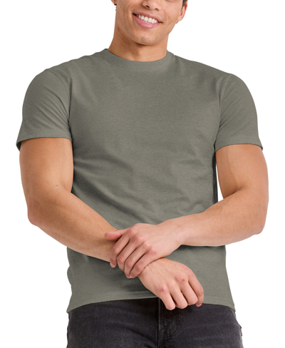 Shop Alternative Apparel Men's Hanes Originals Tri-blend Short Sleeve T-shirt In Pebble Stone Heather