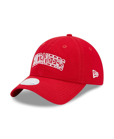 Shop New Era Women's  Red Tampa Bay Buccaneers Collegiate 9twenty Adjustable Hat