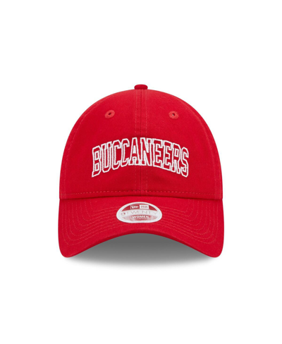 New Era Red Tampa Bay Buccaneers Collegiate 9twenty Adjustable Hat In Red