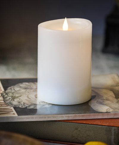 Shop Seasonal Classic Motion Flameless Candle 3 X 5 In White